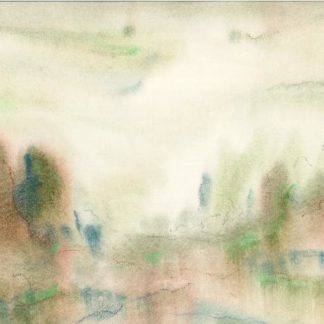 Beige & Blue Mixed Media