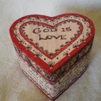 God is Love Heart Box